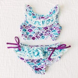 🌸Sz 6 SweetHoney Mermaid Shells 2 piece swimsuit!